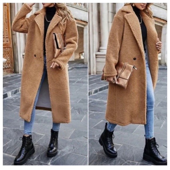 ShopEvelynne Jackets & Blazers - 20 Fabulous Long Boucle Camel Coat
